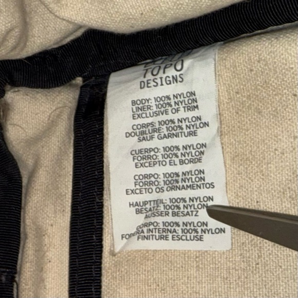 Topo Designs Klettersack Heritage Backpack Duck Brown Canvas Horween Leather USA - Picture 3 of 13